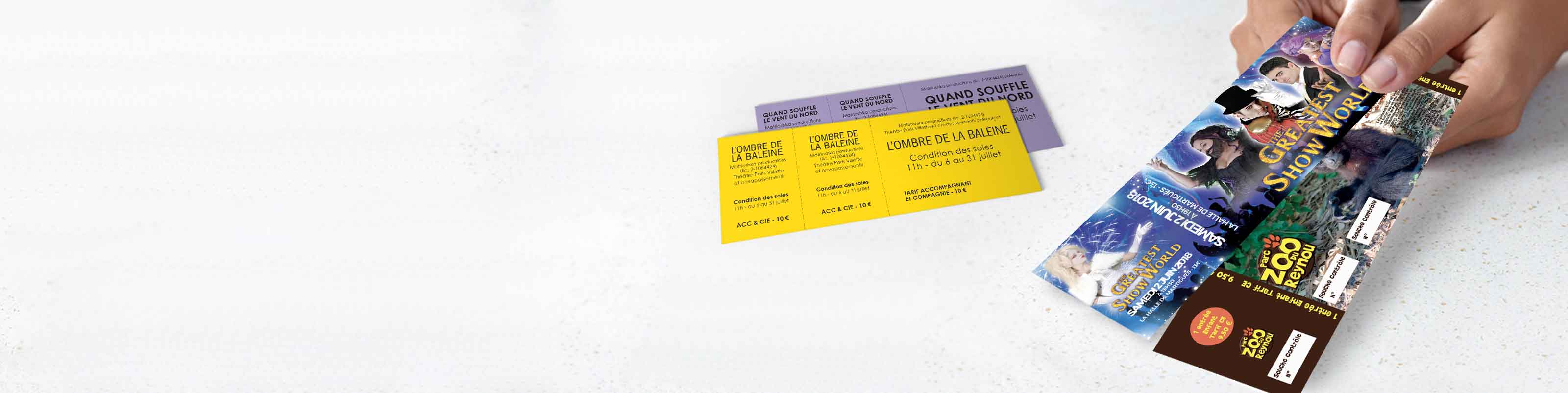 Impression billetterie en ligne